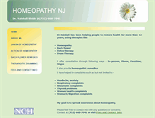 Tablet Screenshot of homeopathynj.com